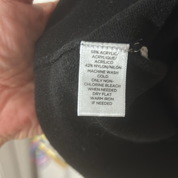 Ladies size XL black cowl neck Sweater - Picture 4 of 9